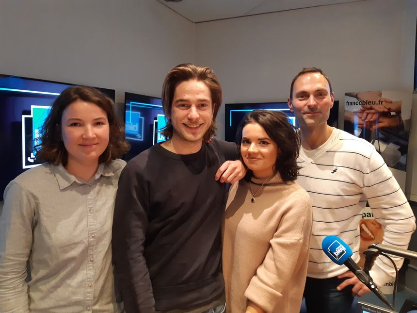 Palmyre Serey, Ambroise Lefevre, Mélanie Gouet et Olivier Cattiaux