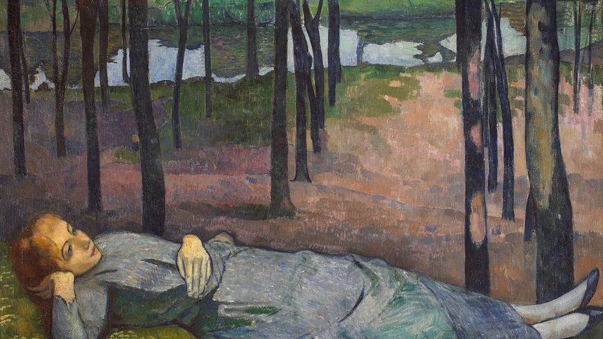 Emile Bernard (1868-1941) Madeleine au Bois d’Amour, 1888, Huile sur toile, 137x 163 cm Paris, musée d’Orsay, inv. RF 1977 8