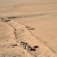 La mer d'Aral, en Asie centrale