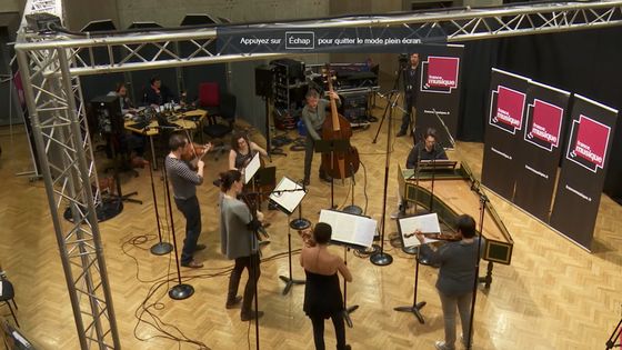 Bach I Concerto pour violon en la mineur (Allegro Assai) par l'Ensemble Ausonia ©Radio France - crédit Radio France