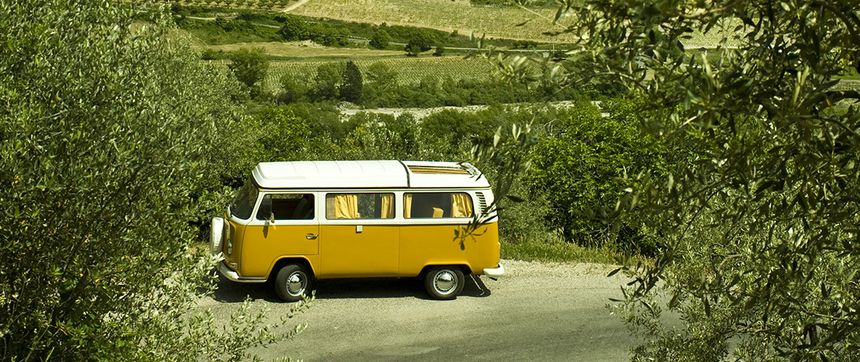 L'un des combis que propose de louer la société Seventies Combi.
