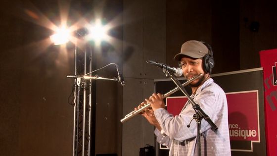 Improvisation à la flûte traversière par Magic Malik ©Radio France - crédit Radio France