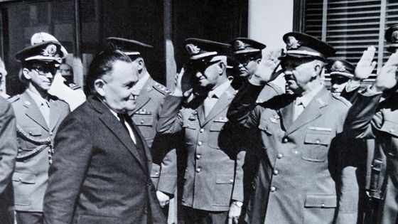Le maréchal Castelo Branco (1897-1967), président du Brésil après le coup d'État militaire de 1964. ©Getty