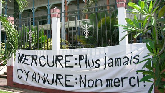Mobilisation contre l'exploitation minière de la Montagne d'or en Guyane - Maiouri Nature