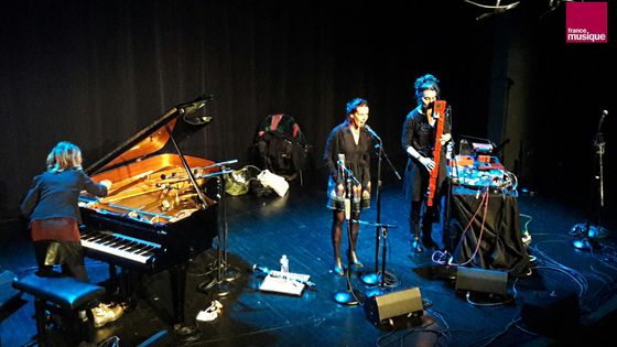 Sophie Agnel, Isabelle Duthoit et Angelica Castello pendant les balances à l'Alliance Française ©Radio France - Soizic Noël