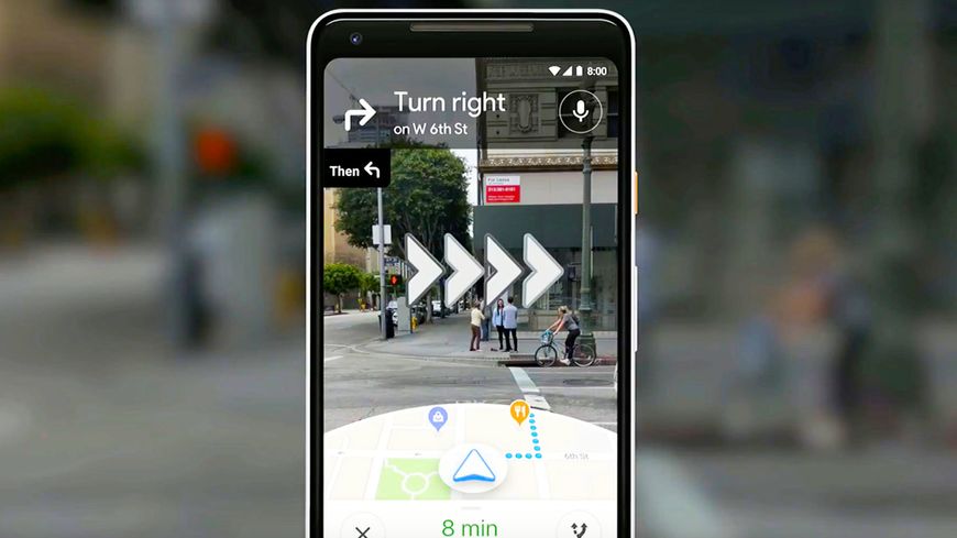 Google maps devrait évoluer et intégrer une nouvelle fonctionnalité : La réalité augmentée.