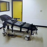 La "chambre de la mort" à la prison de Jackson, aux Etats-Unis
