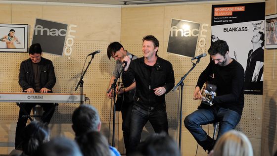 Le groupe Blankass à la FNAC Saint-Lazare pour promouvoir leur album le 7 avril 2012 à Paris. ©Getty - Kristy Sparow / WireImage