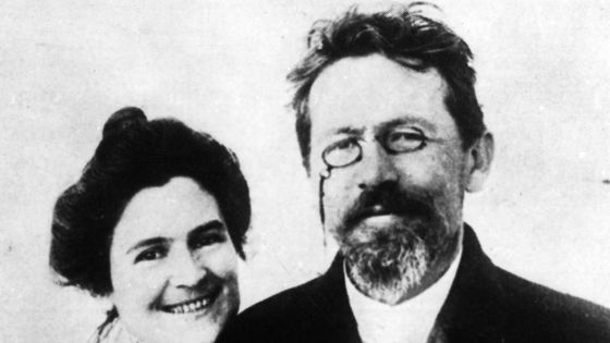 Anton Tchekhov et sa femme Olga Knipper en 1890 ©Getty - Mondadori Portfolio / Contributeur
