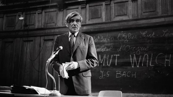 Vladimir Jankélévitch à la Sorbonne (circa 1970) ©Getty - MALI / coll. Gamma-Rapho