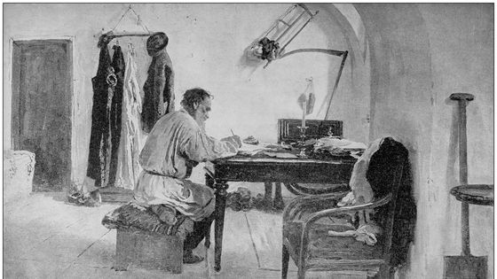 Leon Tolsotoï à son bureau ©Getty - ilbusca