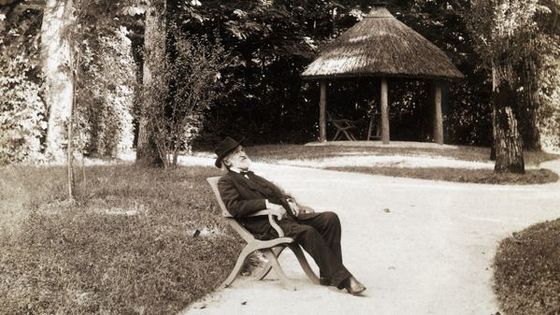 Verdi, dans son jardin de Sant'Agata - Getty / De Agostini Picture Library