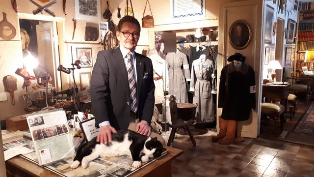 Jarmo a ouvert avec sa mère de 95 ans un musée de la guerre dans la maison familiale