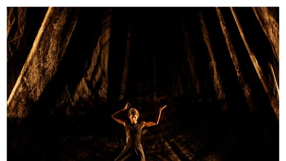Shantala Shivalingappa dans "aSH" d'Aurélien Bory - @Aglae Bory