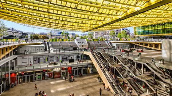 La Canopée du nouveau Forum des Halles le 22 Août 2016 à Paris ©Getty - Bruno DE HOGUES/Gamma-Rapho