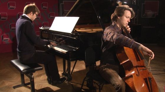 Fantasiestücke n°1 de Robert Schumann par Yan Levionnois (violoncelle) et Guillaume Sigier (piano) | Le live de la matinale ©Radio France - crédit Radio France