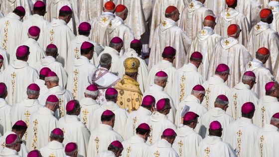 Cardinaux et évêques au Vatican en 2018 ©Getty - Alessandra Benedetti - Corbis