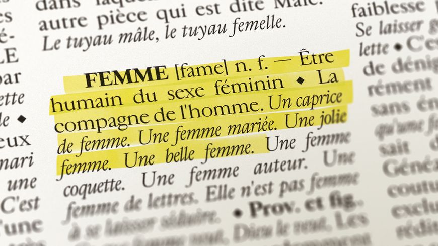 Définition du mot "femme" dans l'édition de 1932 du dictionnaire de l'académie française.
