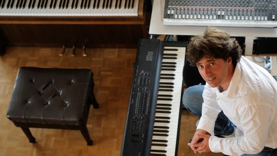 Pierre Charvet, Compositeur, Délégué à la création musicale de Radio France ©Radio France - photo by Christophe Abramowitz
