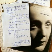 Lettres d'amour d'Edith Piaf à Yves Montand (collection Simone Signoret, Yves Montand - "Souvenirs d'Auteuil")