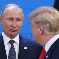 Vladimir Poutine et Donald Trump au sommet du G20 à Buenos Aires