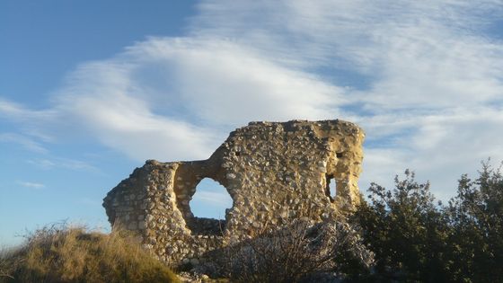 Ruines du Vieux Mérindol (Vaucluse) ©Radio France - Olivier Chaumelle