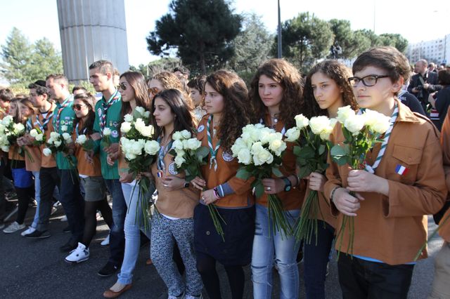 Marche blanche organisée à Toulouse le 25 mars 2012 en mémoire des victimes de l'école juive Ozar Hatorah
