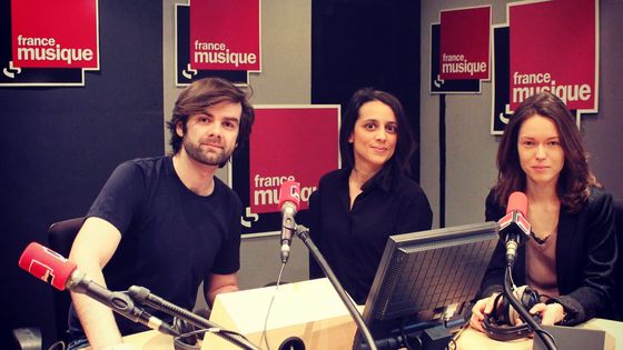 Gabrielle Oliveira Guyon, Christophe Dilys et Aurélie Moreau ©Radio France - Marion Guillemet