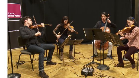 Debussy I Quatuor à cordes (Andantino) par le Quatuor Hermes ©Radio France - crédit Radio France