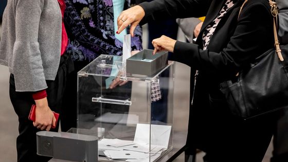 janvier 2019, Berlin: un membre du Bundestag allemand vote pendant l'élection d'un membre de l'Afd, Uwe Witt ©Getty - Christoph Soeder/picture alliance
