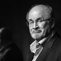 Salman Rushdie à Paris en septembre 2018
