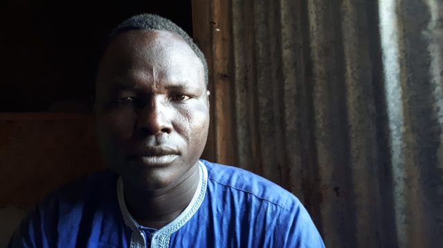 Ali Abdallah, déplacé réfugié à Koulkimé