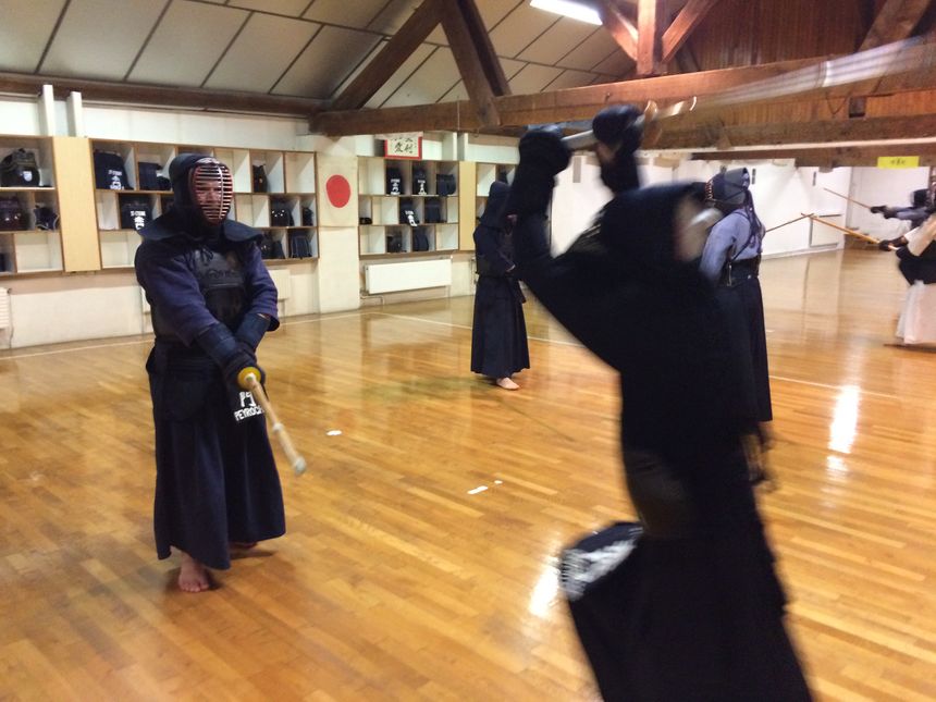 Quelques échanges entre kendoka