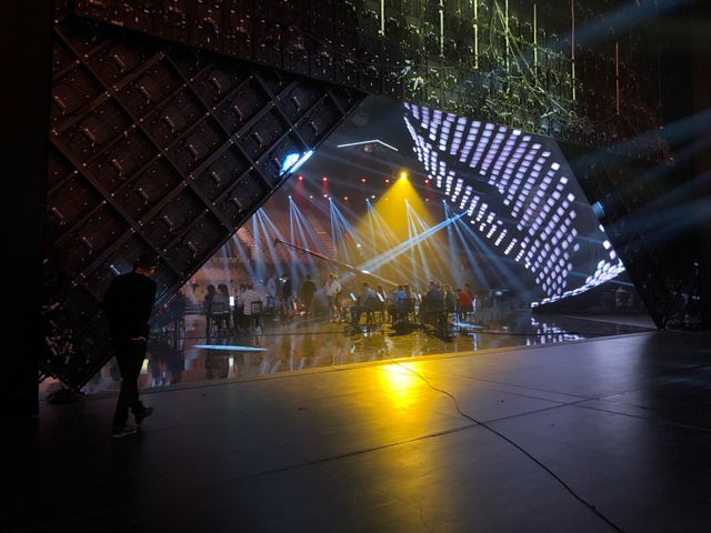 La scène des Victoires, vue côté coulisses