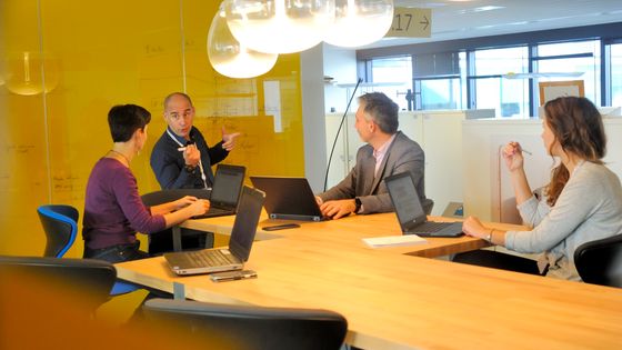 Réunion de travail au Technopôle de Bouygues Telecom - Augusto Da Silva/Graphix-images