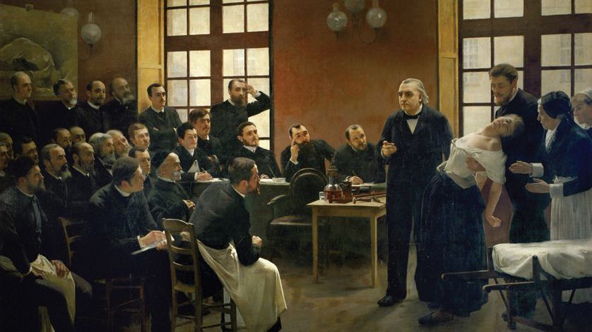 A la Salpêtrière, Charcot hypnotise Blanche (Marie) Wittman