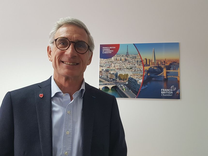 Thierry Drilhon, président de la chambre de commerce franco-britannique