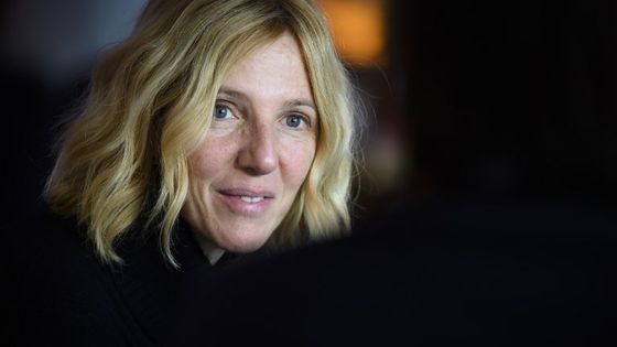 Portrait de l'actrice et chanteuse, Sandrine Kiberlain le le 17 janvier 2019. ©AFP - JEAN-PHILIPPE KSIAZEK