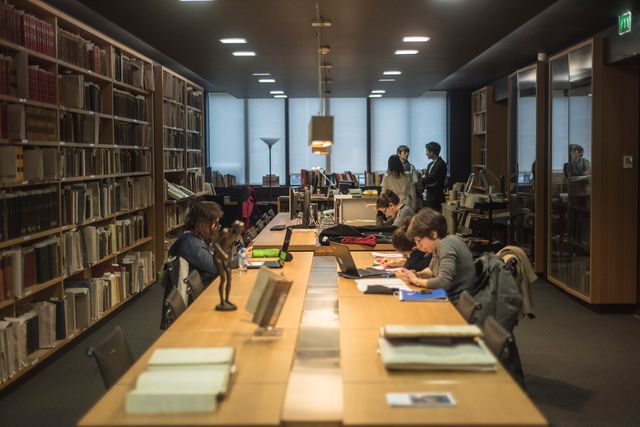 La bibliothèque Charcot à l'ICM © Sorbonne-Université