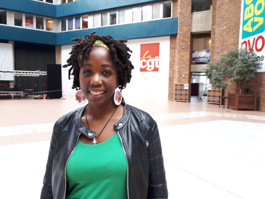 Mylène Casimir, membre du bureau fédéral et responsable du Collectif Jeune.