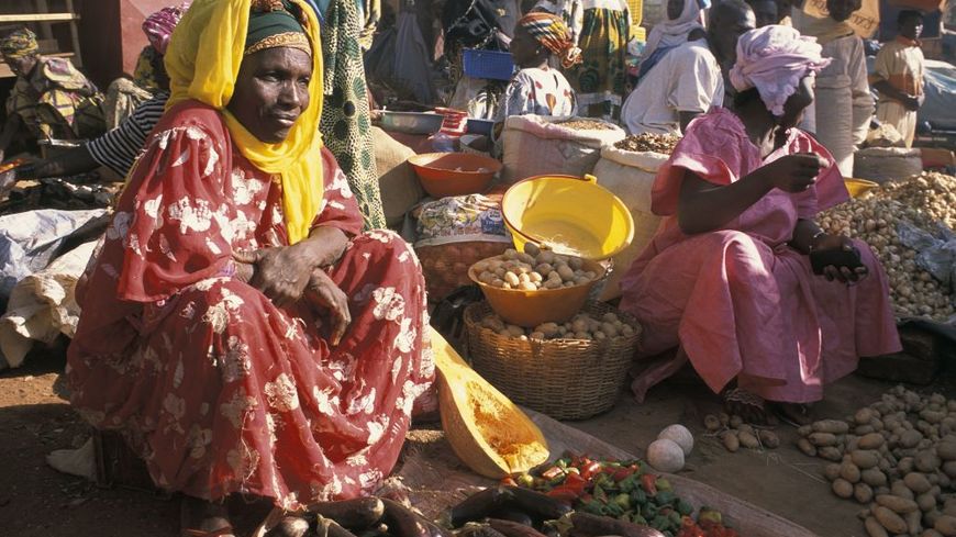 Marché de Sikasso, Mali