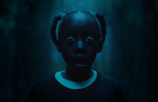 Madison Curry, sur le tournage de "Us" de Jordan Peele (thriller horrifique, sortie en France le 20 mars 2019)
