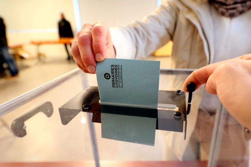 Elections du Président du parti Socialiste. Cluses, France.