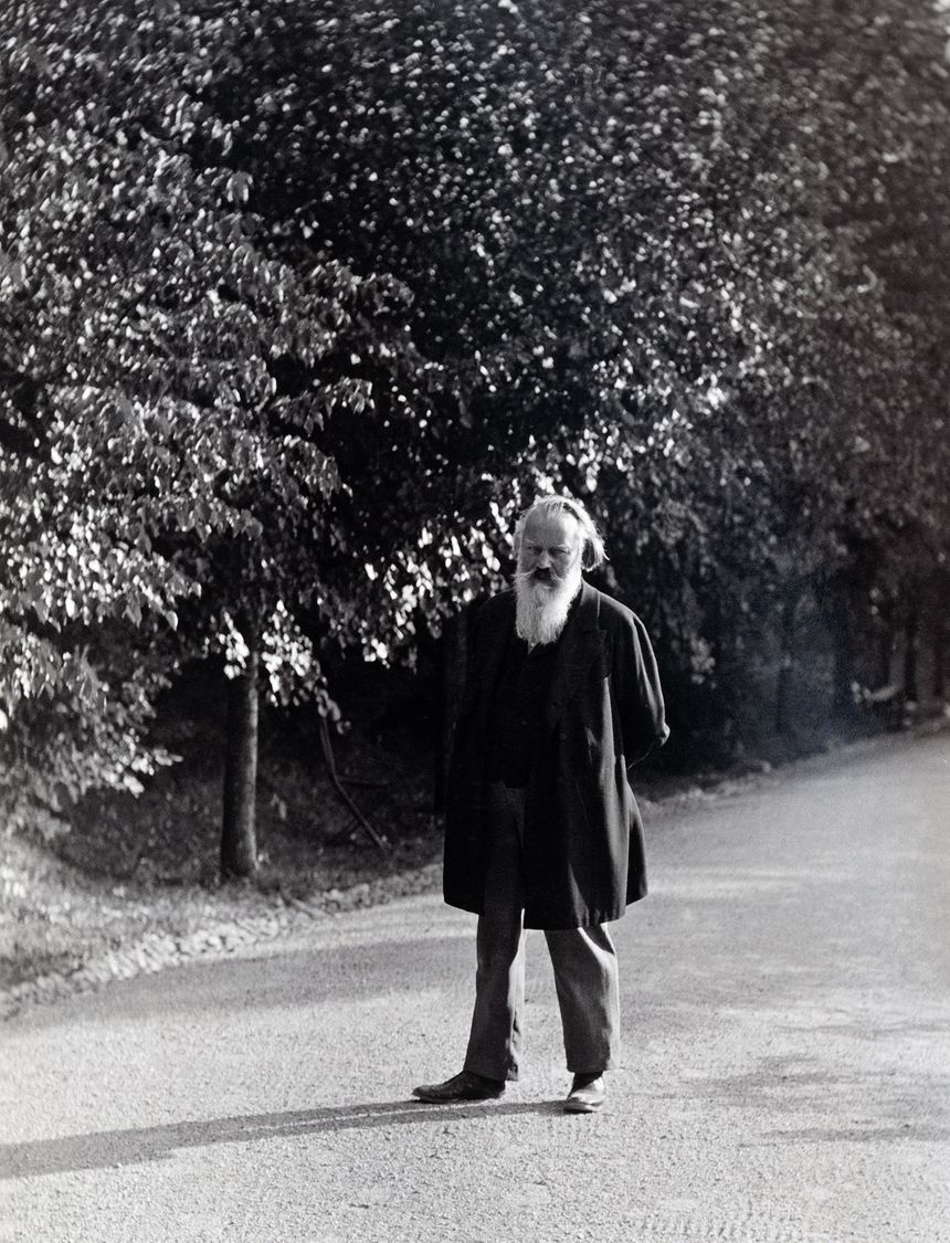 Le compositeur Johannes Brahms en Autriche
