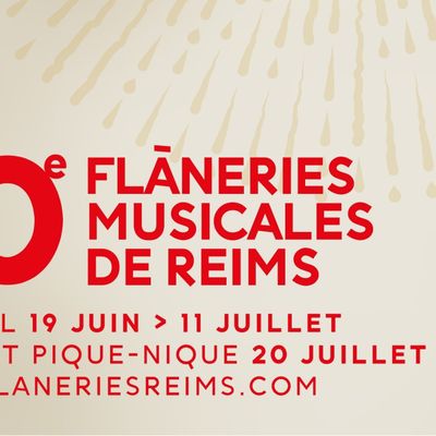 affiche des 30 ans des Flâneries Musicales de Reims (détail)