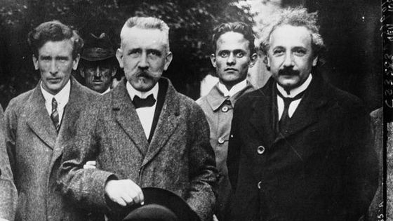 Paul Langevin et Albert Einstein, 1922 - DR