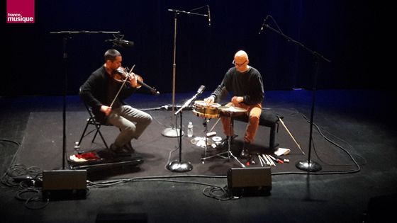 Frantz Loriot et Christian Wolfarth ©Radio France - Soizic Noël