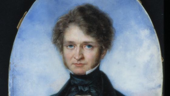 Hector Berlioz par Paul de Pommayrac. Miniature sur ivoire, vers 1840 (détail) - Musée Hector-Berlioz – Département de l'Isère, avec son aimable autorisation