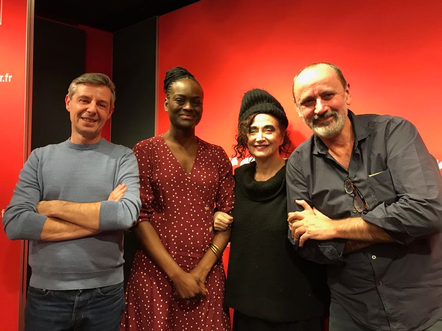 "Vous Les Femmes", de g. à d. : Anthony Bellanger. Aya Cissoko. Sapho. Daniel Morin