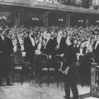 Premier congrès sioniste organisé à Bâle par theodor Herzl